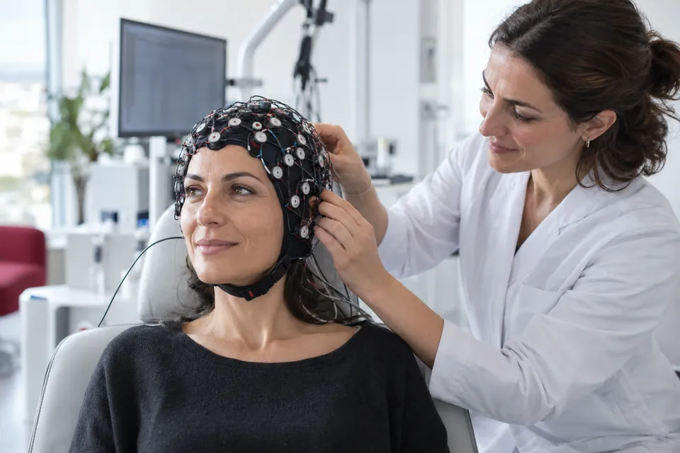 Nöroloji ve ruh sağlığı klinikleri için temsili sahne