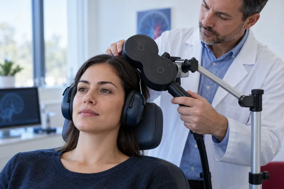 TMS ve nöromodülasyon klinikleri için temsili sahne